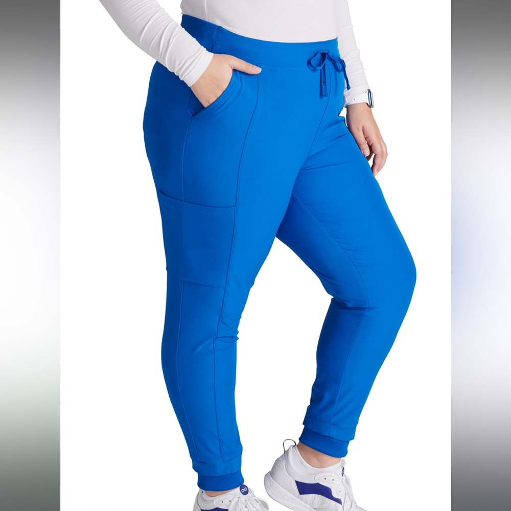 Women's Cherokee Royal Blue Jogger Scrub Pants size M